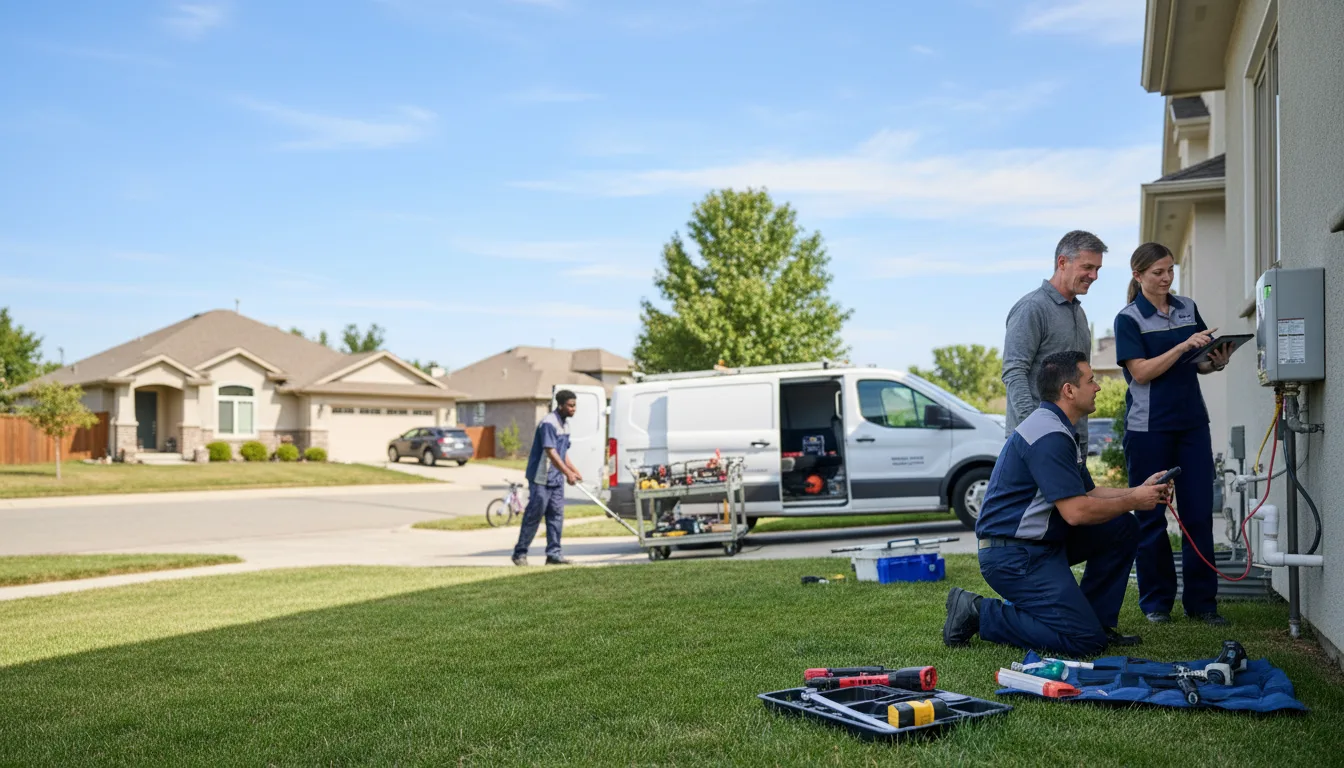 Tankless water heater service in Woodward, OK